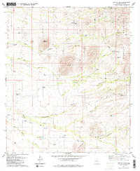 preview thumbnail of historical topo map of Pima County, AZ in 1979