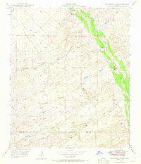 Download a high-resolution, GPS-compatible USGS topo map for Peppersauce Wash, AZ (1965 edition)