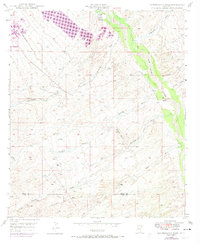 Download a high-resolution, GPS-compatible USGS topo map for Peppersauce Wash, AZ (1974 edition)