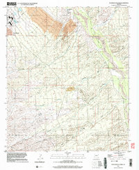 Download a high-resolution, GPS-compatible USGS topo map for Peppersauce Wash, AZ (2003 edition)
