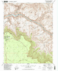 Download a high-resolution, GPS-compatible USGS topo map for Phantom Ranch, AZ (1988 edition)