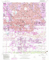Download a high-resolution, GPS-compatible USGS topo map for Phoenix, AZ (1983 edition)