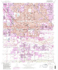 preview thumbnail of historical topo map of Phoenix, AZ in 1952