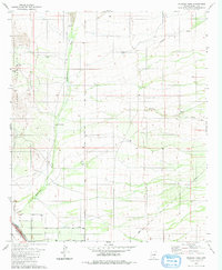 preview thumbnail of historical topo map of Pinal County, AZ in 1980