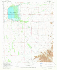 Download a high-resolution, GPS-compatible USGS topo map for Picacho Reservoir, AZ (1967 edition)