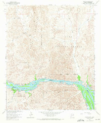 Download a high-resolution, GPS-compatible USGS topo map for Picacho, AZ (1971 edition)