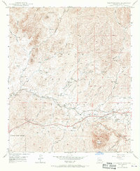 Download a high-resolution, GPS-compatible USGS topo map for Picketpost Mtn, AZ (1970 edition)