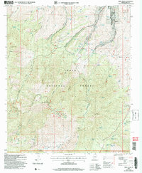 Download a high-resolution, GPS-compatible USGS topo map for Pinal Peak, AZ (2007 edition)