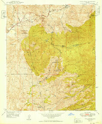 Download a high-resolution, GPS-compatible USGS topo map for Pinal Ranch, AZ (1949 edition)