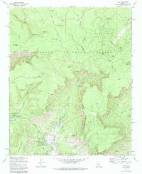 Download a high-resolution, GPS-compatible USGS topo map for Pine, AZ (1985 edition)