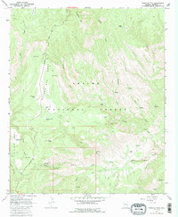 Download a high-resolution, GPS-compatible USGS topo map for Pipestem Mountain, AZ (1985 edition)
