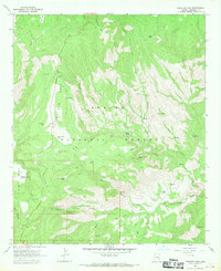 Download a high-resolution, GPS-compatible USGS topo map for Pipestem Mtn, AZ (1970 edition)