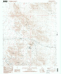 Download a high-resolution, GPS-compatible USGS topo map for Plomosa Pass, AZ (1990 edition)