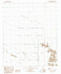 Download a high-resolution, GPS-compatible USGS topo map for Point of the Pintas, AZ (1991 edition)