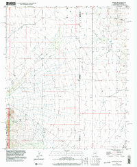 preview thumbnail of historical topo map of Cochise County, AZ in 1996