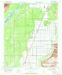 Download a high-resolution, GPS-compatible USGS topo map for Poston, AZ (1971 edition)