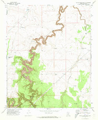 preview thumbnail of historical topo map of Navajo County, AZ in 1971