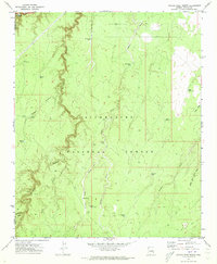 Download a high-resolution, GPS-compatible USGS topo map for Potato Wash South, AZ (1973 edition)