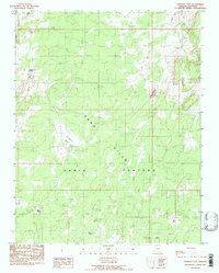 Download a high-resolution, GPS-compatible USGS topo map for Poverty Flat, AZ (1985 edition)