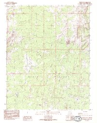 Download a high-resolution, GPS-compatible USGS topo map for Poverty Flat, AZ (1985 edition)