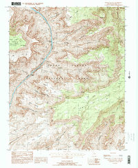 Download a high-resolution, GPS-compatible USGS topo map for Powell Plateau, AZ (1988 edition)