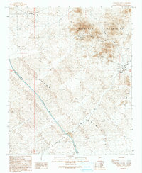 Download a high-resolution, GPS-compatible USGS topo map for Powerline Well, AZ (1990 edition)