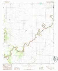 Download a high-resolution, GPS-compatible USGS topo map for Pump Ranch Tank, AZ (1986 edition)