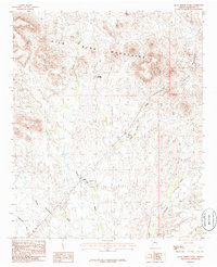 Download a high-resolution, GPS-compatible USGS topo map for Quail Spring Wash, AZ (1986 edition)