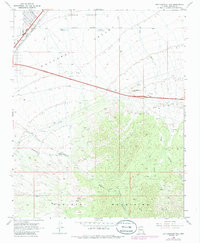 Download a high-resolution, GPS-compatible USGS topo map for Rattlesnake Hill, AZ (1985 edition)