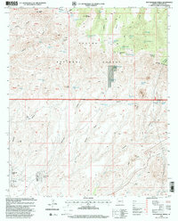 preview thumbnail of historical topo map of Greenlee County, AZ in 1997