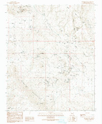 preview thumbnail of historical topo map of Mohave County, AZ in 1990