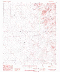 Download a high-resolution, GPS-compatible USGS topo map for Red Bluff Mountain NW, AZ (1986 edition)