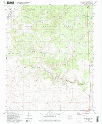 Download a high-resolution, GPS-compatible USGS topo map for Red Butte SW, AZ (1980 edition)
