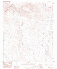preview thumbnail of historical topo map of La Paz County, AZ in 1986