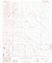 Download a high-resolution, GPS-compatible USGS topo map for Red Hill SW, AZ (1986 edition)