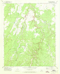 Download a high-resolution, GPS-compatible USGS topo map for Red Knoll, AZ (1973 edition)