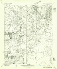 Download a high-resolution, GPS-compatible USGS topo map for Redrock Valley NE, AZ (1954 edition)