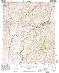 Download a high-resolution, GPS-compatible USGS topo map for Reno Pass, AZ (2006 edition)