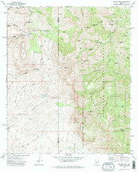 Download a high-resolution, GPS-compatible USGS topo map for Rhodes Peak, AZ (1975 edition)