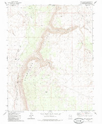 Download a high-resolution, GPS-compatible USGS topo map for Rock Canyon, AZ (1985 edition)