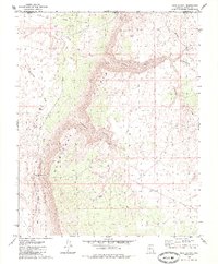 Download a high-resolution, GPS-compatible USGS topo map for Rock Canyon, AZ (1985 edition)