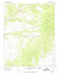 Download a high-resolution, GPS-compatible USGS topo map for Rocky Ridge NE, AZ (1969 edition)