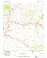 preview thumbnail of historical topo map of Navajo County, AZ in 1967