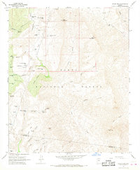 Download a high-resolution, GPS-compatible USGS topo map for Rover Peak, AZ (1968 edition)