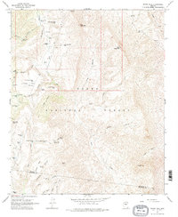 Download a high-resolution, GPS-compatible USGS topo map for Rover Peak, AZ (1975 edition)
