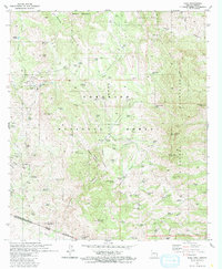 Download a high-resolution, GPS-compatible USGS topo map for Ruby, AZ (1985 edition)