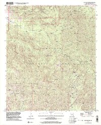 preview thumbnail of historical topo map of Cochise County, AZ in 1998