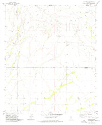 preview thumbnail of historical topo map of Cochise County, AZ in 1974