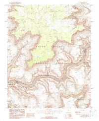 Download a high-resolution, GPS-compatible USGS topo map for S B Point, AZ (1988 edition)
