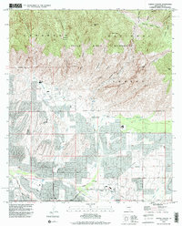 Download a high-resolution, GPS-compatible USGS topo map for Sabino Canyon, AZ (1995 edition)